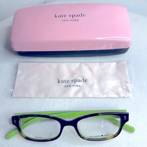 Kate Spade Eyeglasses Lucyann 0DV2 Tortoise Kiwi 47mm NWOT